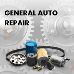 GENERAL AUTO REPAIR From minor fixes to major overhauls, we diagnose and repair all types of vehicle issues.
