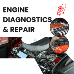 ENGINE DIAGNOSTICS & REPAIR Advanced diagnostic tools to identify and fix engine performance issues.